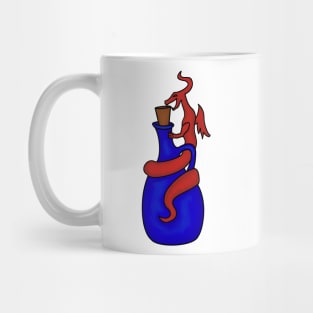 Red and Blue Potion Dragon Mug